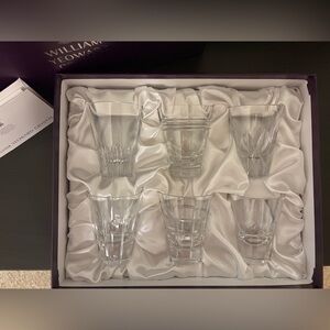 William Yeoward Elegant Clear Shot Glass Set